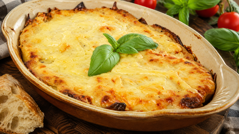 Lasagne z chleba z serem i szynką – prosty, smaczny i niedrogi obiad