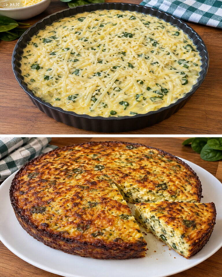QUICHE Z CUKINIĄ BEZ CIASTA, łatwy i szybki przepis