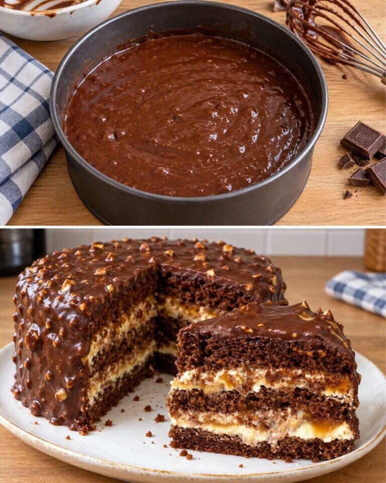 Ciasto Snickers, które rozpływa się w ustach! Proste, efektowne i pyszne